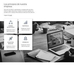 Principios De La Empresa - Creador De Sitios Web Sencillo