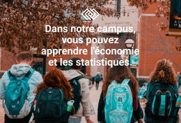 Peut Apprendre L'Économie Et Les Statistiques - Maquette De Site Web Ultime