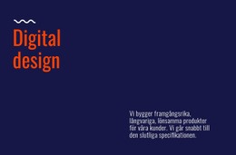 Digital Designlabb - Modern Webbmall