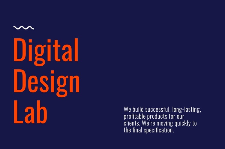 Digital design lab Webflow Template Alternative