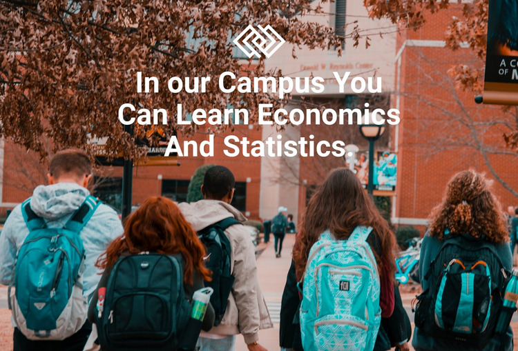 Can learn economics and statistics  Website Mockup