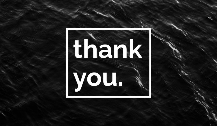 Thank you CSS Template