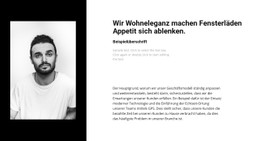 Website-Seite Für Informationen Zum Projekt