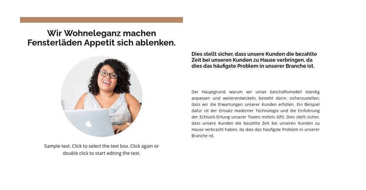 Unser Redner spricht über HTML Website Builder