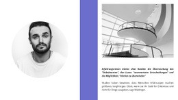 Der Architekt Und Sein Projekt – Kostenloses Website-Mockup