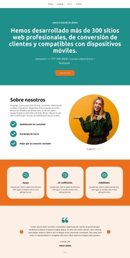 Información Completa - Creador De Sitios Web