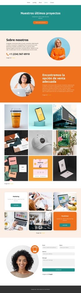 contrato de trabajo - Maqueta de sitio web por Nicepage