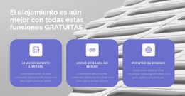 Tres Direcciones En Nuestro Trabajo Plantilla CSS De Tabla