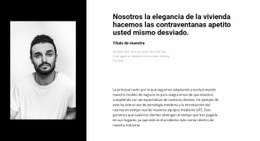 Información Sobre El Proyecto: Plantilla De Una Página Multipropósito