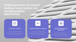 Trois Directions Dans Notre Travail – Superbe Maquette De Site Web