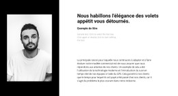 Page Web Pour Informations Sur Le Projet