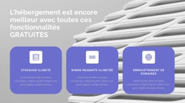 Trois Directions Dans Notre Travail : Modèle Moderne D'Une Page