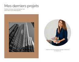 Mon Dernier Projet - Thème WordPress Moderne