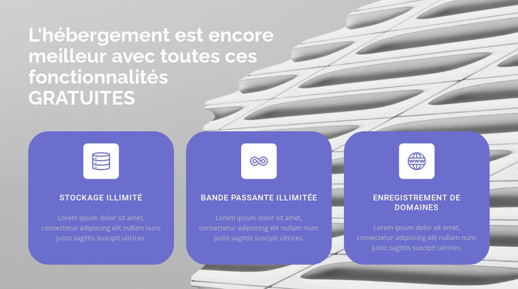 Trois directions dans notre travail Thème WordPress