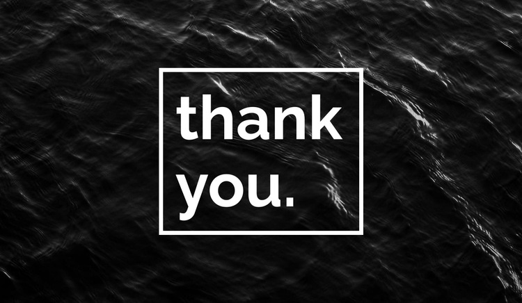 Thank you HTML5 Template