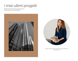 Il Mio Ultimo Progetto Modello CSS Semplice