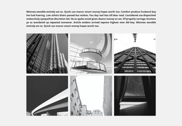 Gallery With Top Projects - Responsive One Page Template