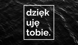 Dziękuję Ci - Darmowy Szablon