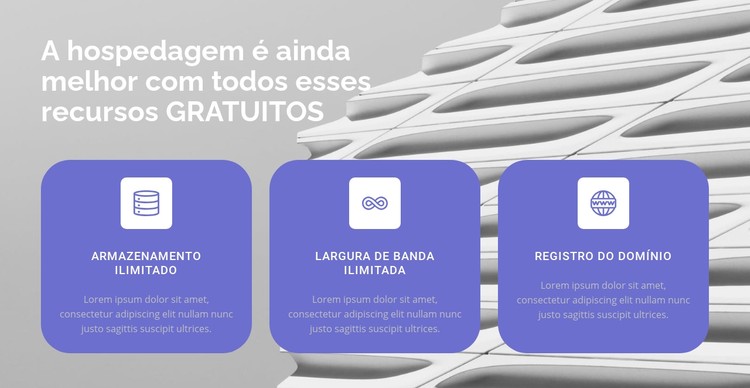 Três direções em nosso trabalho Template CSS