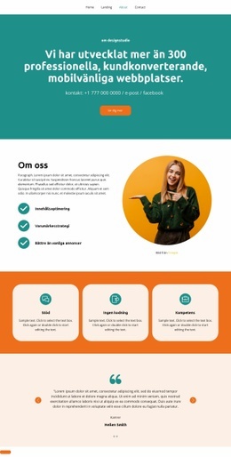 Fullständig Information – Gratis WordPress-Tema