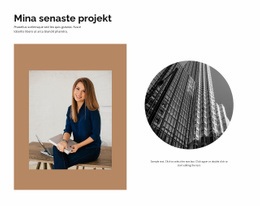 Mitt Sista Projekt – Modernt WordPress-Tema