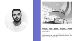 Mimar Ve Projesi Için Web Sitesi Tasarımı