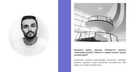 Mimar Ve Projesi Için Web Tasarımı