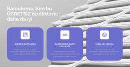 Çalışmamızda Üç Yön - Modern Tek Sayfalık Şablon