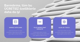 Çalışmamızda Üç Yön - Harika Web Sitesi Modeli