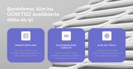 Çalışmamızda Üç Yön - Özelleştirilebilir Profesyonel Web Sitesi Oluşturucu