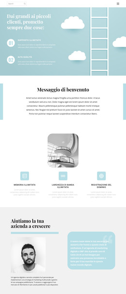 Aiuto Nell'Avvio Di Un Progetto - Download Del Modello HTML