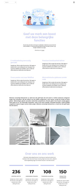 Bedrijfsontwikkeling En Technologie - Professioneel WordPress-Thema