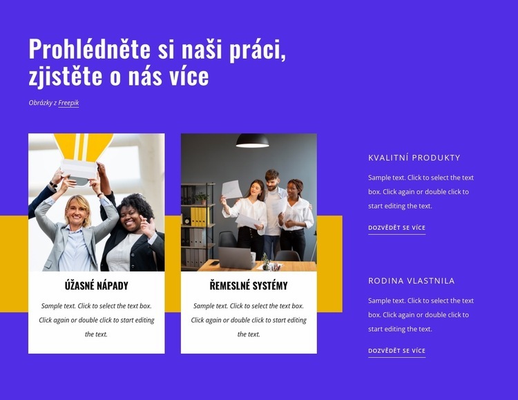 Krásný, jedinečný a vzrušující design Šablona HTML