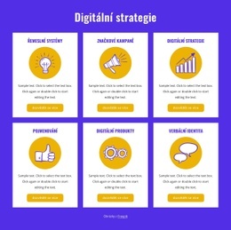 Přední Designové Studio – Šablona Návrhu Webu