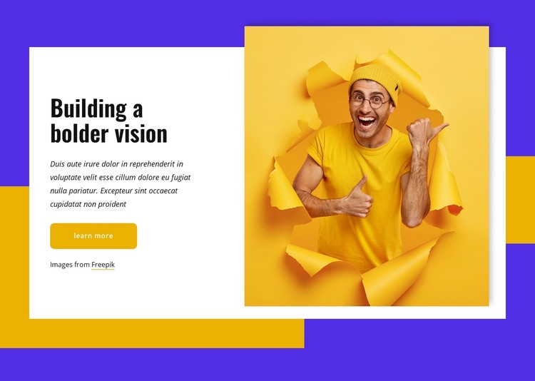 We value the power of simplicity CSS Template