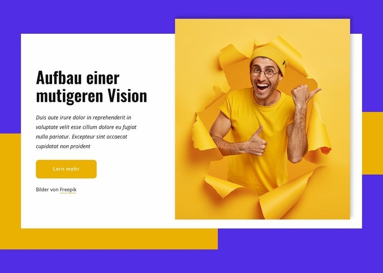 Wir schätzen die Kraft der Einfachheit Website Builder-Vorlagen