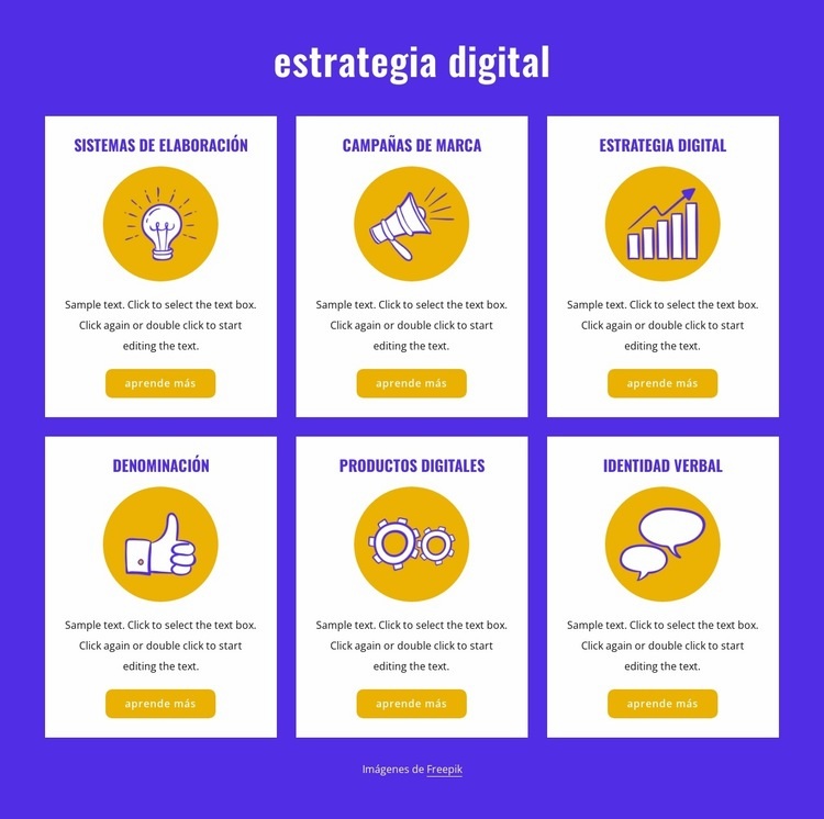 Estudio de diseño líder Creador de sitios web HTML