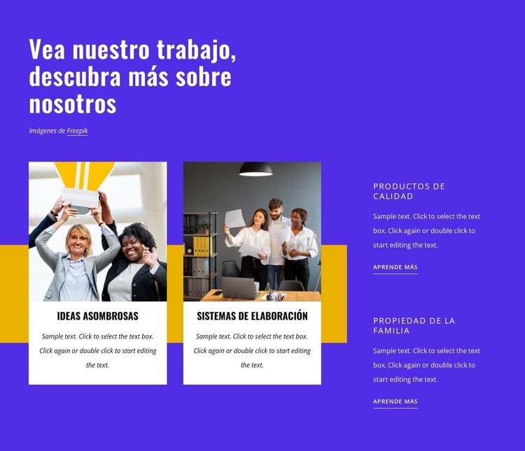 Diseño hermoso, único y emocionante. Plantillas de creación de sitios web