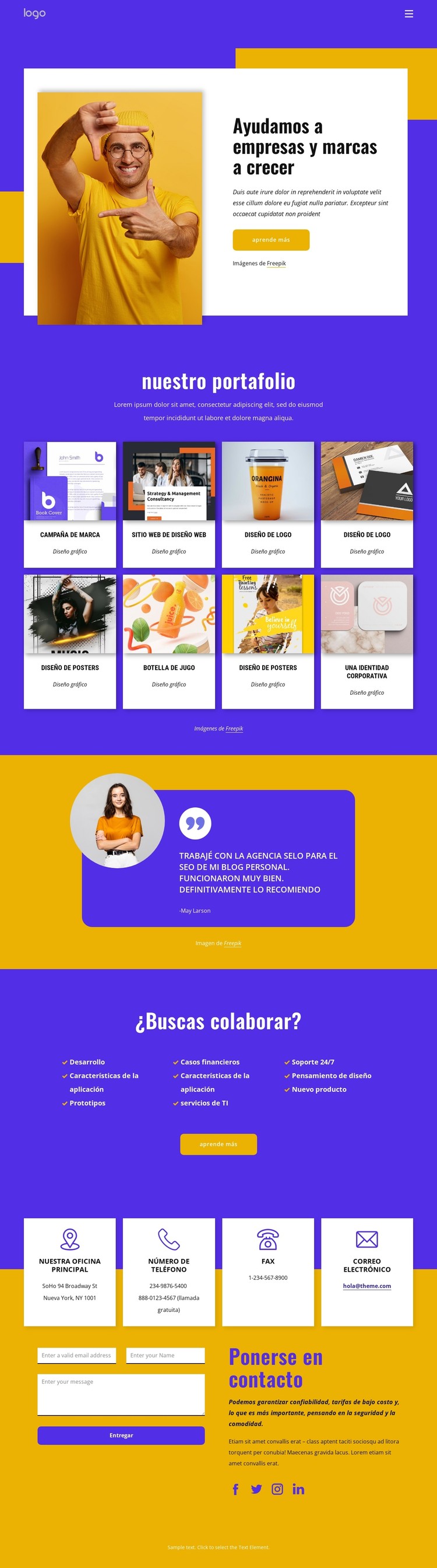 Diseñamos productos y marcas digitales Plantilla CSS