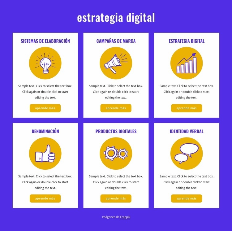 Estudio de diseño líder Plantilla