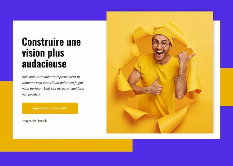 Nous apprécions le pouvoir de la simplicité Conception de site Web