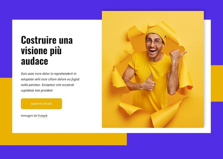 Apprezziamo il potere della semplicità Modelli di Website Builder