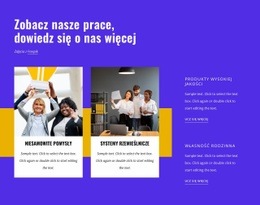 Piękny, Niepowtarzalny I Ekscytujący Projekt - Darmowy Szablon Strony Internetowej