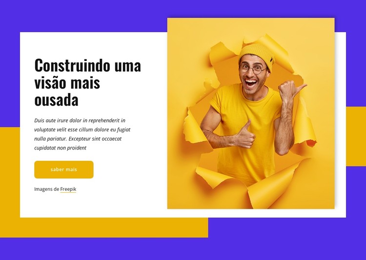 Valorizamos o poder da simplicidade Template CSS