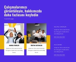 Herhangi Bir Cihaz Için HTML5 Şablonu Güzel, Benzersiz Ve Heyecan Verici Tasarım