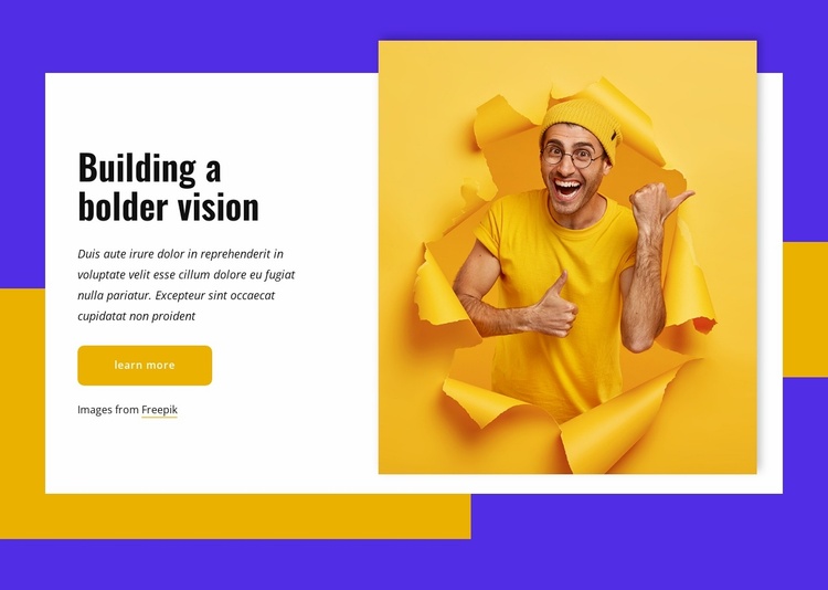 We value the power of simplicity Landing Page