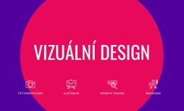 Prémiový Design Webových Stránek Pro Vizuální Design