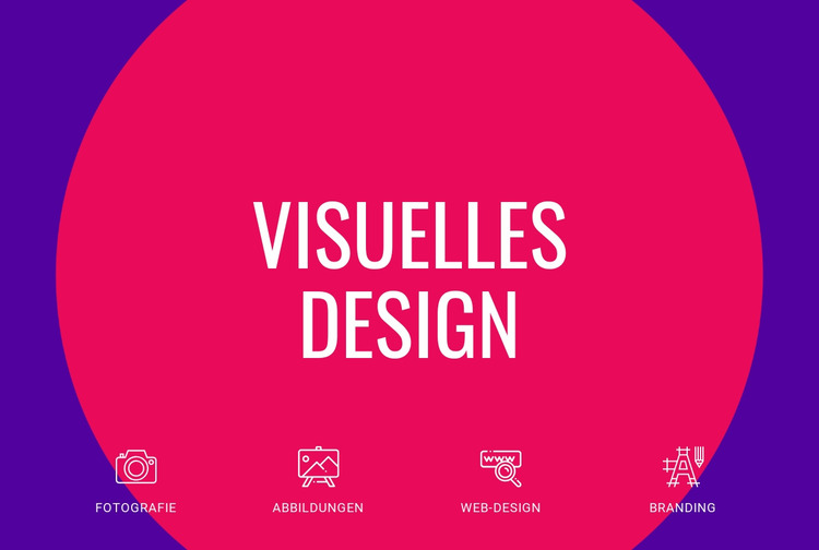 Visuelles Design Joomla Vorlage