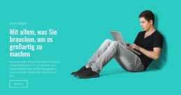 IT Online-Lernen - Einfaches Website-Design