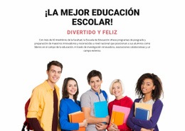 Diseño Del Sitio Para La Mejor Educación Escolar